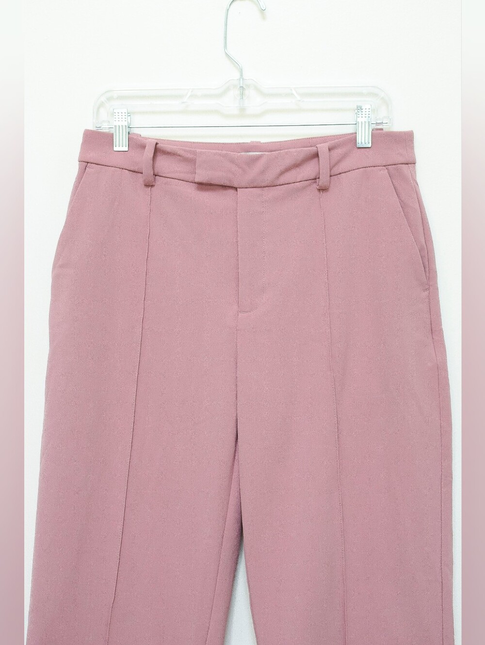 Madewell The Fairbanks Pant Woodrose Pink Tapered Straight Leg Trouser Size 8 - Picture 6 of 14